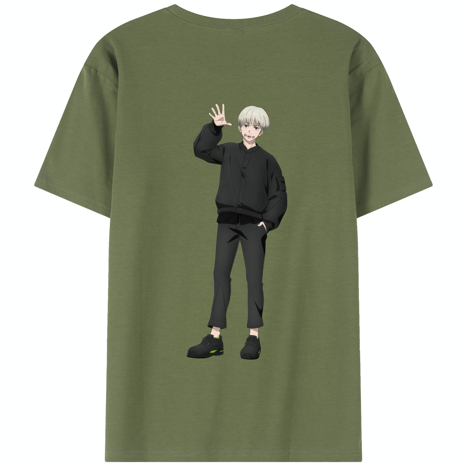 （画像用） 呪術廻戦 Jujutsu Kaisen 綿100％半袖Tシャツ（背面プリント）
